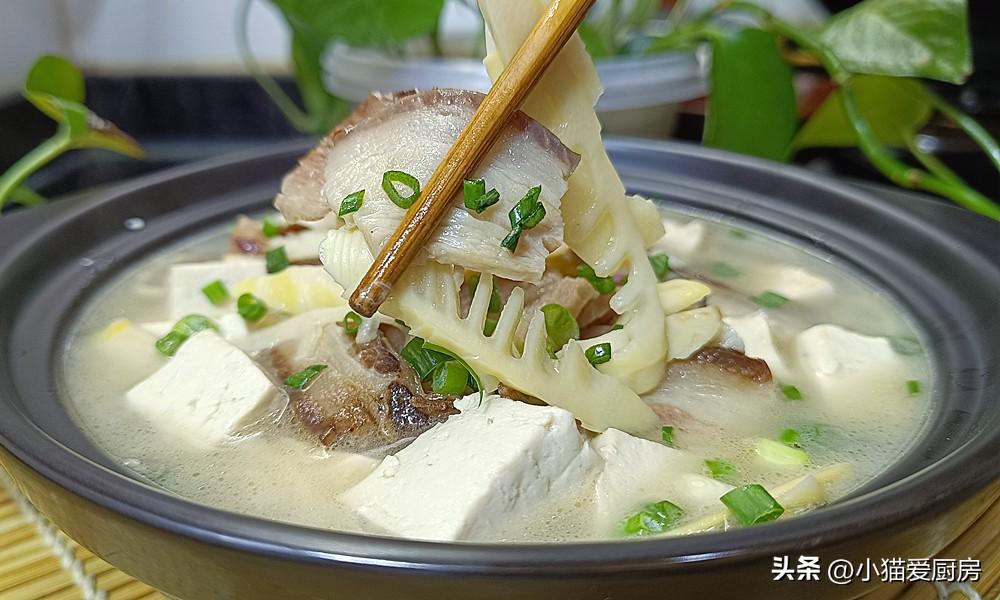 圖片[3]-【春筍豆腐燉臘肉】做法步驟圖  味道太鮮了-起舞食譜網