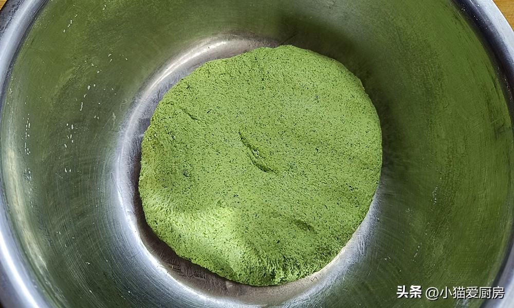 圖片[8]-【臘肉青團】做法步驟圖 口感軟糯細膩 好看又好吃-起舞食譜網