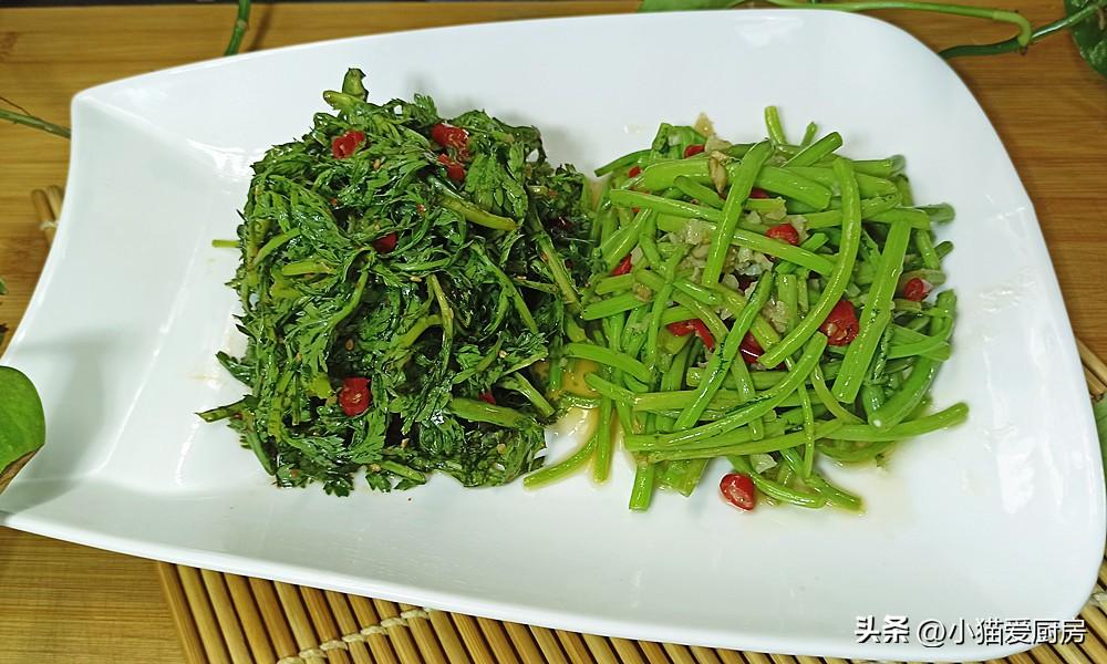 圖片[2]-【茼蒿兩吃】做法步驟圖 不同味道 特別爽口解膩-起舞食譜網(wǎng)