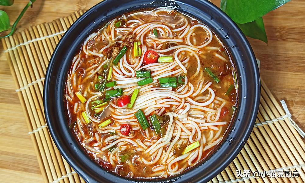 圖片[1]-【酸辣肉末米粉】做法步驟圖 酸辣過癮 真解饞！-起舞食譜網(wǎng)