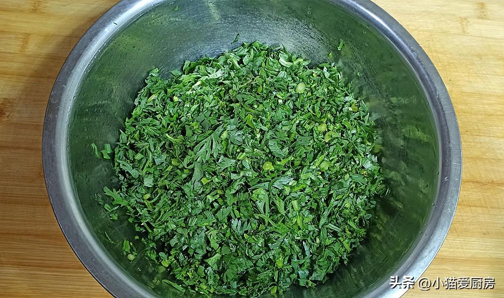 圖片[4]-【炸茼蒿丸子】做法步驟圖 外酥里軟 比肉都好吃-起舞食譜網