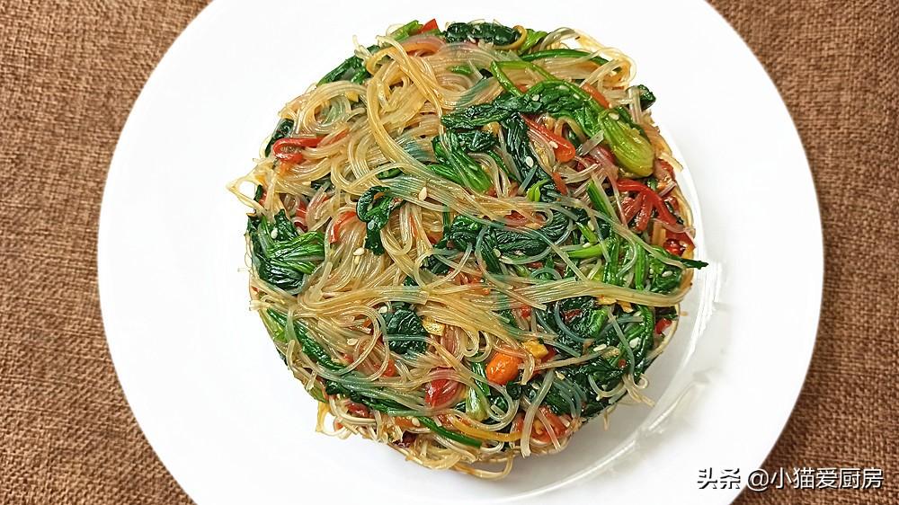 圖片[1]-【粉絲菠菜】做法步驟圖  營養好吃  幾分鐘上桌-起舞食譜網