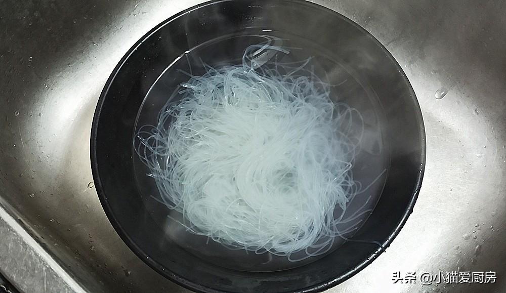圖片[4]-【粉絲菠菜】做法步驟圖  營養好吃  幾分鐘上桌-起舞食譜網