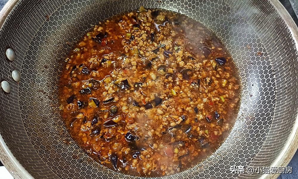 圖片[8]-【茄子肉末臊子面】做法步驟圖 麻辣鮮香的味道 特別開胃好吃-起舞食譜網