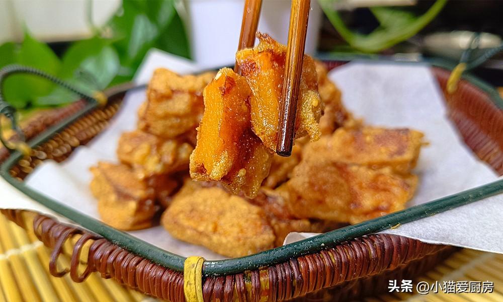 圖片[1]-【香酥南瓜】做法步驟圖 外酥里嫩 孩子特別喜歡-起舞食譜網