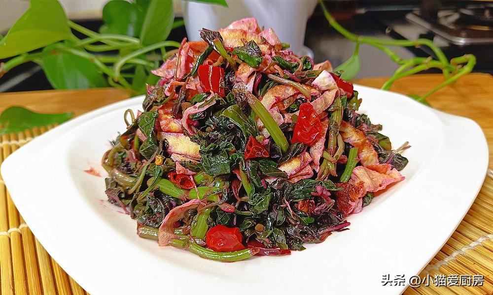 圖片[1]-【涼拌莧菜】做法步驟圖 特別爽口 非常適合夏天吃-起舞食譜網