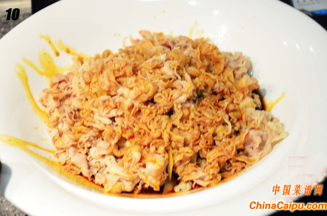 油潑金針羊肉