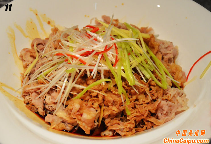 油潑金針羊肉
