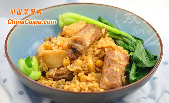 圖片[3]-排骨山藥燜飯-起舞食譜網