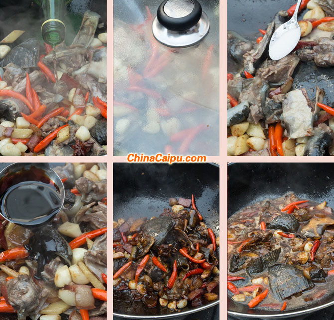 圖片[5]-蒜香臘味甲魚-起舞食譜網