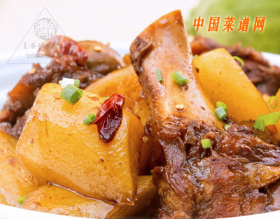 白蘿卜燒大骨