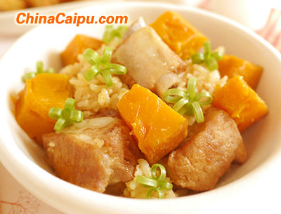 南瓜排骨飯