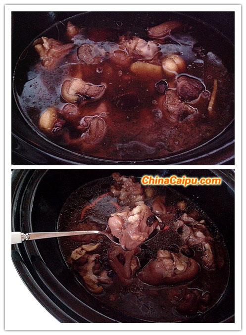 黑豆燉豬手