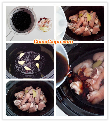 黑豆燉豬手