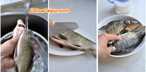 豆瓣醬燒鯽魚