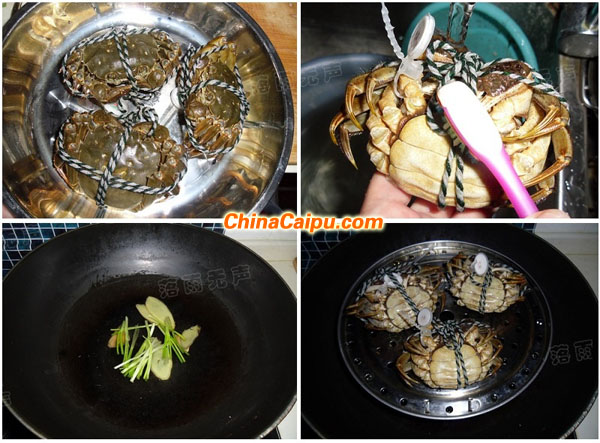 蔥油大閘蟹