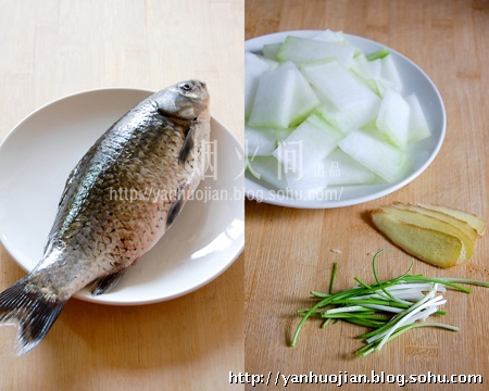 圖片[2]-冬瓜鯽魚湯的做法 冬瓜鯽魚湯怎么做-起舞食譜網(wǎng)