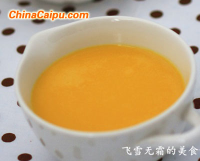 圖片[1]-奶酪南瓜濃湯的做法 奶酪南瓜濃湯怎么做-起舞食譜網