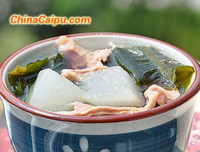 圖片[1]-鴨肉裙帶冬瓜湯的做法 鴨肉裙帶冬瓜湯怎么做-起舞食譜網(wǎng)