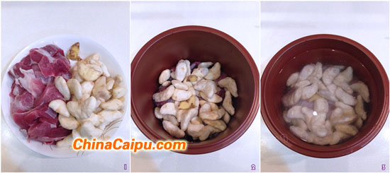 菱角豬肉湯