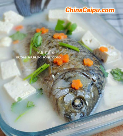 圖片[1]-鯽魚豆腐湯的做法 鯽魚豆腐湯怎么做-起舞食譜網