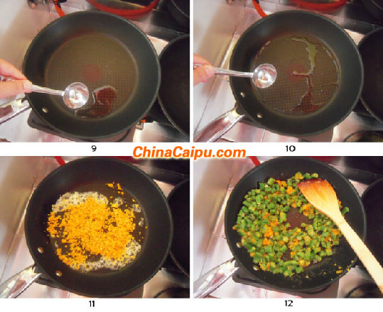 咸蛋黃豆角