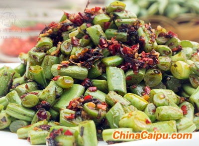 橄欖菜爆四季豆