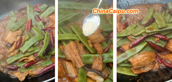 五花肉燜扁豆