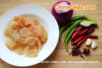 開胃菜--冰鎮(zhèn)酸辣蜇頭