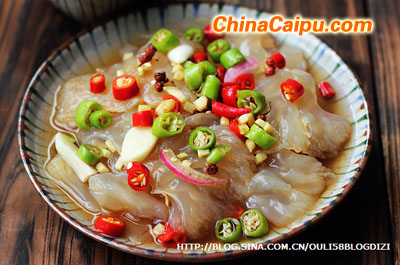 開胃菜--冰鎮(zhèn)酸辣蜇頭
