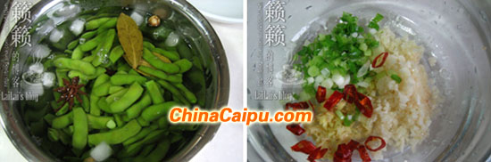 涼拌毛豆