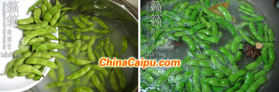 涼拌毛豆