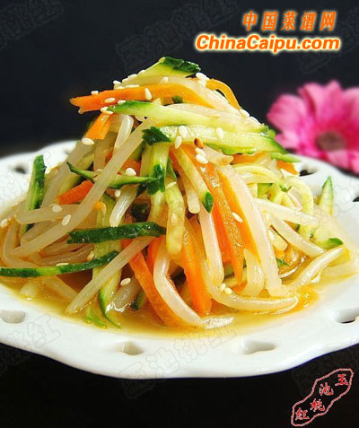 涼拌豆芽黃瓜菜