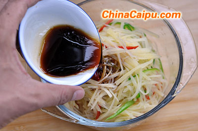 涼拌酸辣土豆絲