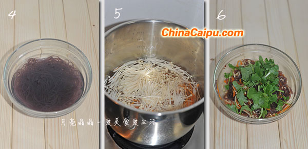 金針菇拌粉絲