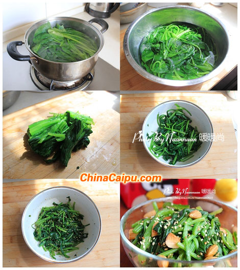圖片[3]-香拌菠菜的做法-起舞食譜網(wǎng)
