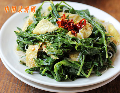 圖片[1]-麻醬拌山苜楂菜-起舞食譜網(wǎng)