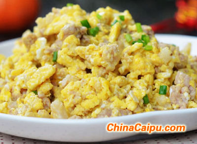 圖片[1]-肉末炒雞蛋-起舞食譜網