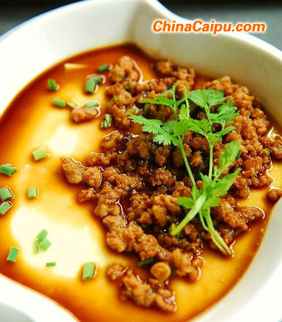 肉末豆腐蛋羹