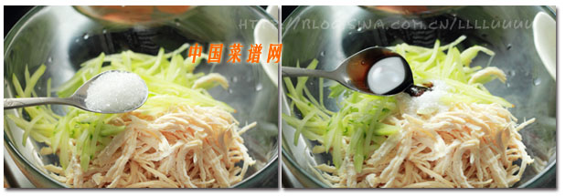 涼拌麻辣雞絲