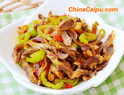 榨菜辣炒雞胗