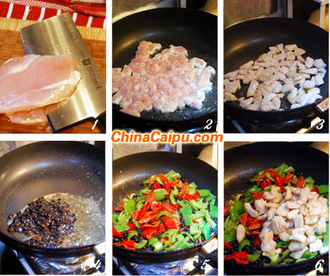 豆豉雙椒雞片