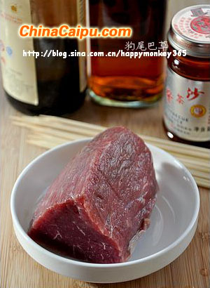 沙茶醬烤牛肉串