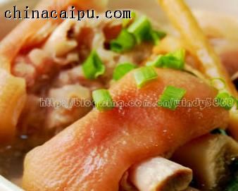 蕓豆豬手湯