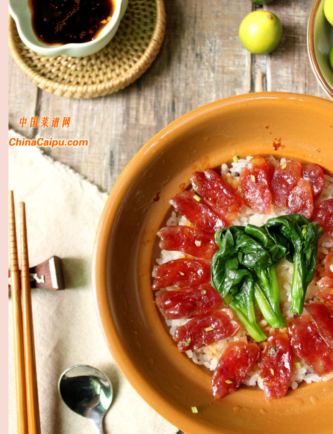 圖片[4]-臘腸煲仔飯-起舞食譜網