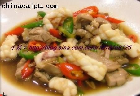 豬腰魷魚的做法