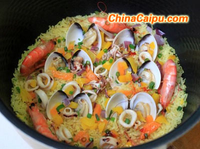 圖片[1]-咖喱海鮮飯-起舞食譜網