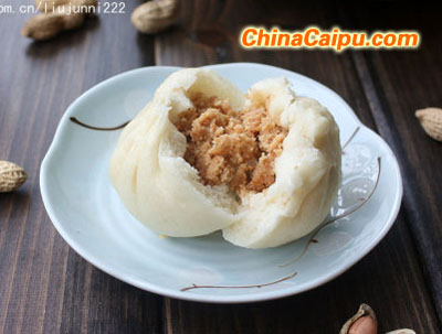 圖片[1]-香甜花生包-起舞食譜網