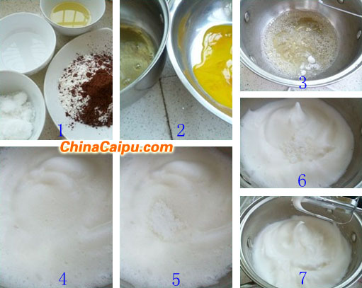 圖片[2]-黑芝麻戚風(fēng)蛋糕（2）-起舞食譜網(wǎng)