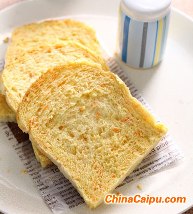 圖片[1]-胡蘿卜吐司-起舞食譜網